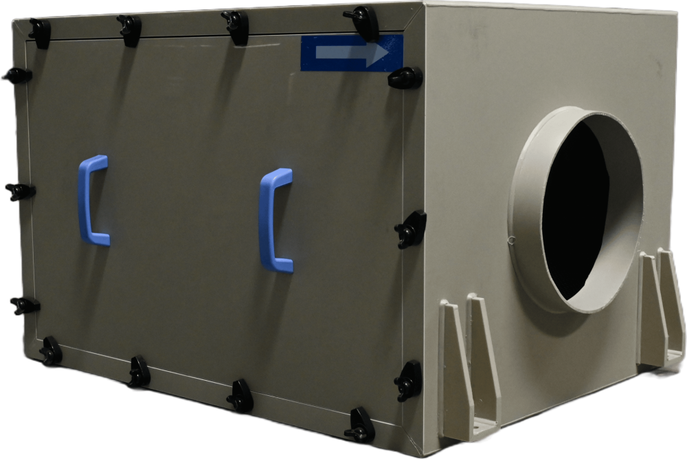 Dual-Stage Activated-Carbon Adsorber