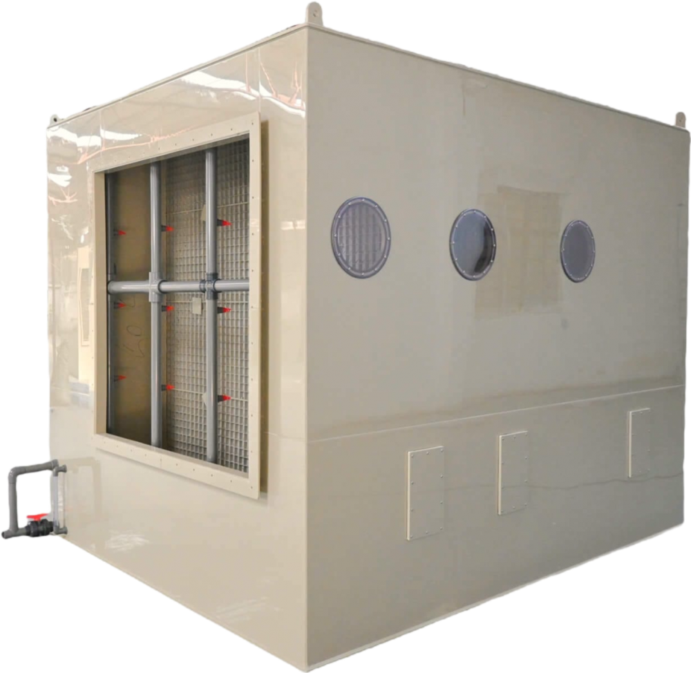 Horizontal Spray Tower