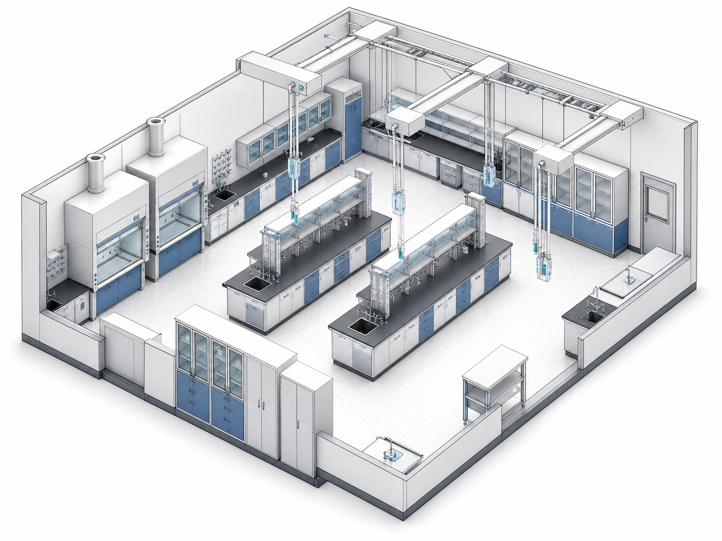 Three-dimensional laboratory design review
