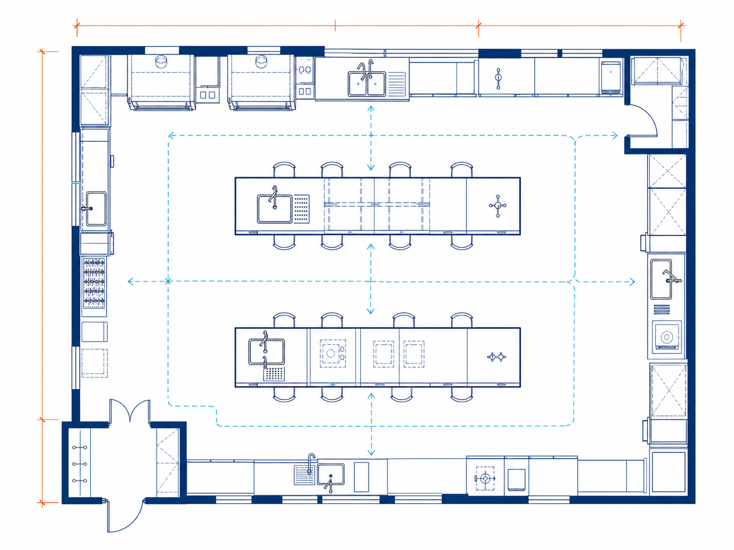 Preliminary custom laboratory floor plan